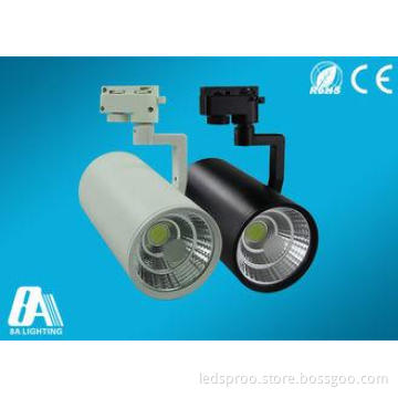 220V 6000K 30 Watts COB LED Track Lighting , 1800lm LED Tra